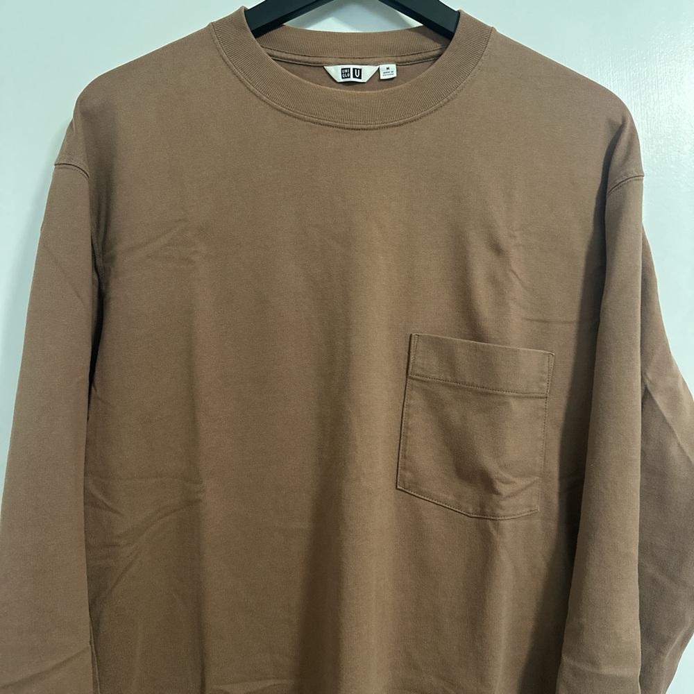 Uniqlo Brown Long Sleeve Tee